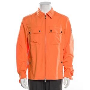 Belstaff Tour Tonal Overshirt Jacket Size Medium Signal Orange New‎ Sample